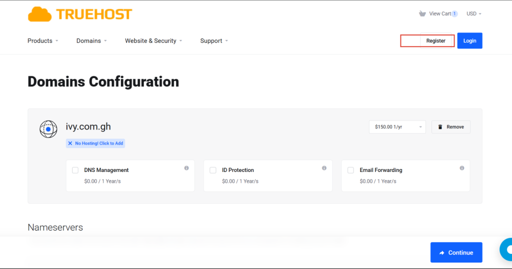 How to buy a domain name and register it in ghana