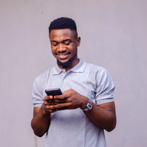 man smiling after getting managed vps from Truehost