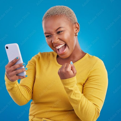 woman happy after securing cpanel hosting from Truehost