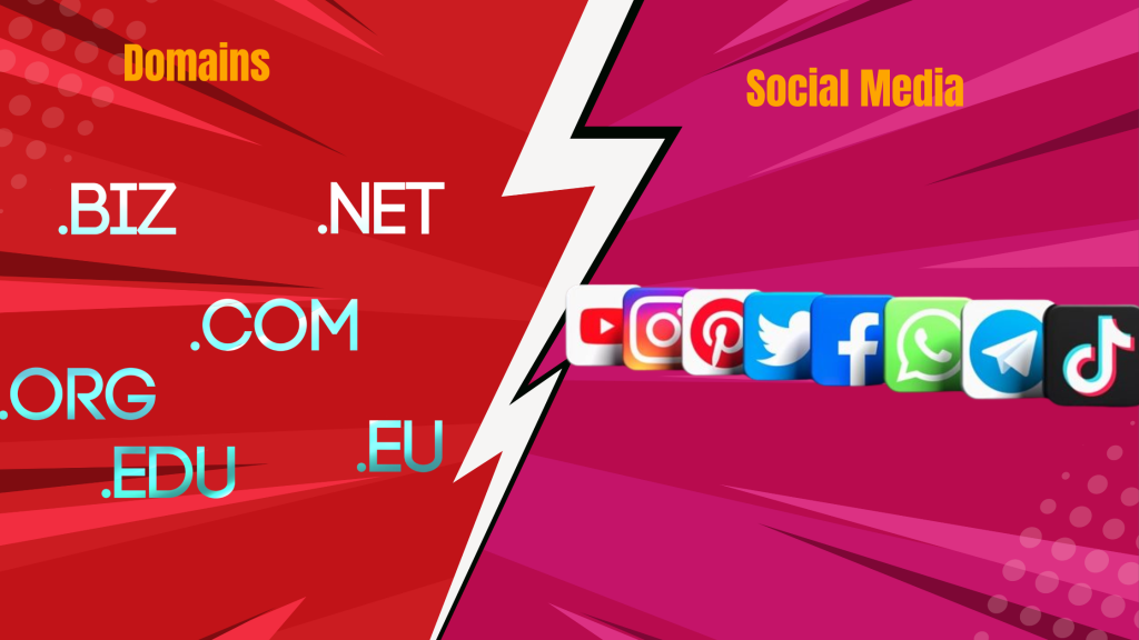 domains vs social media 