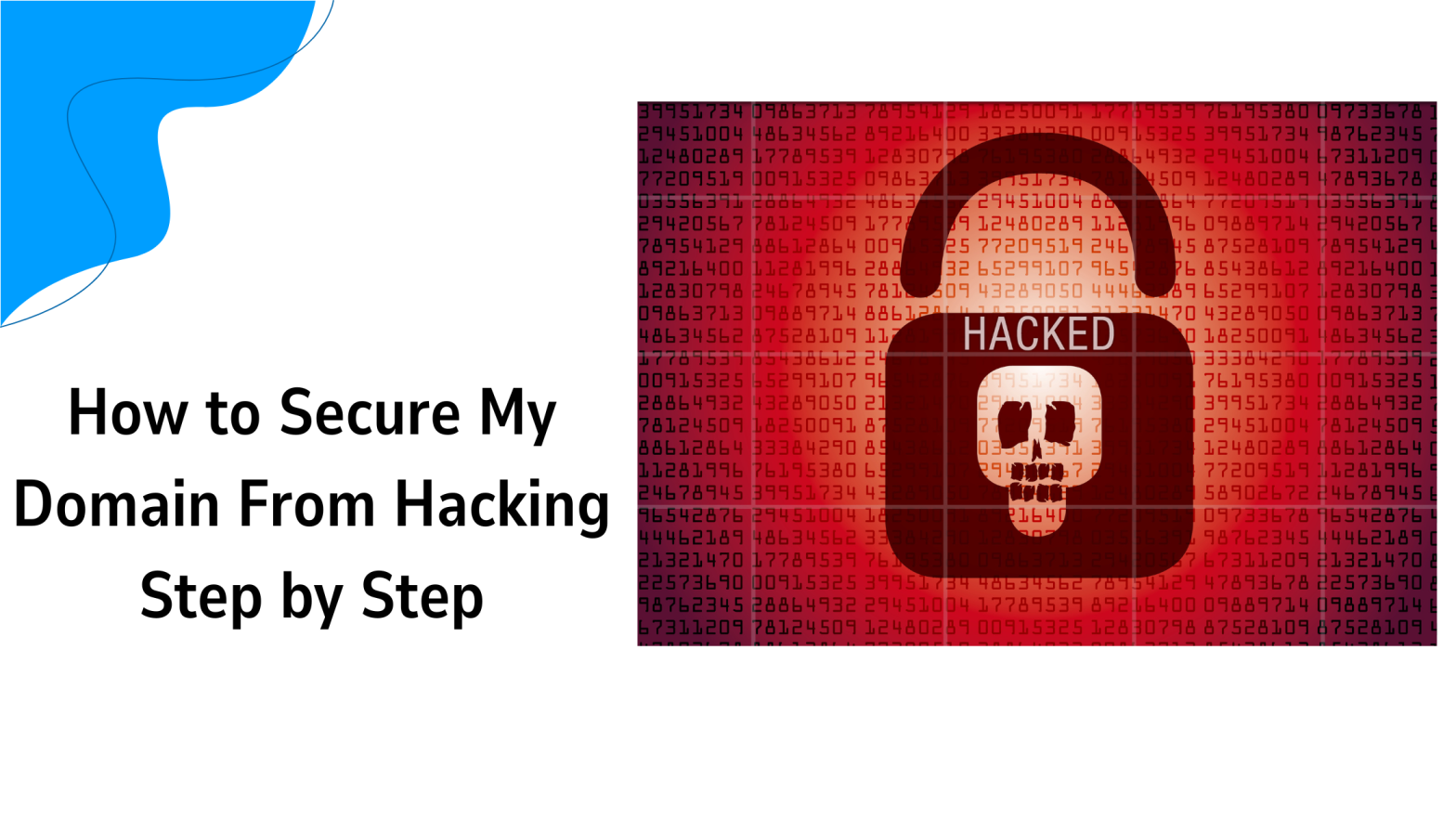 How to Secure My Domain From Hacking Step by Step