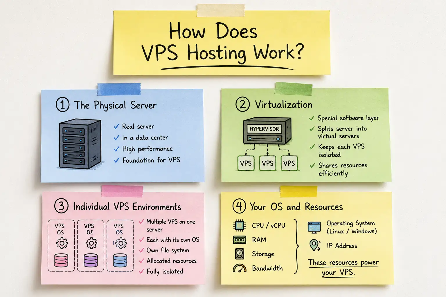 How Does VPS Hosting Work?
