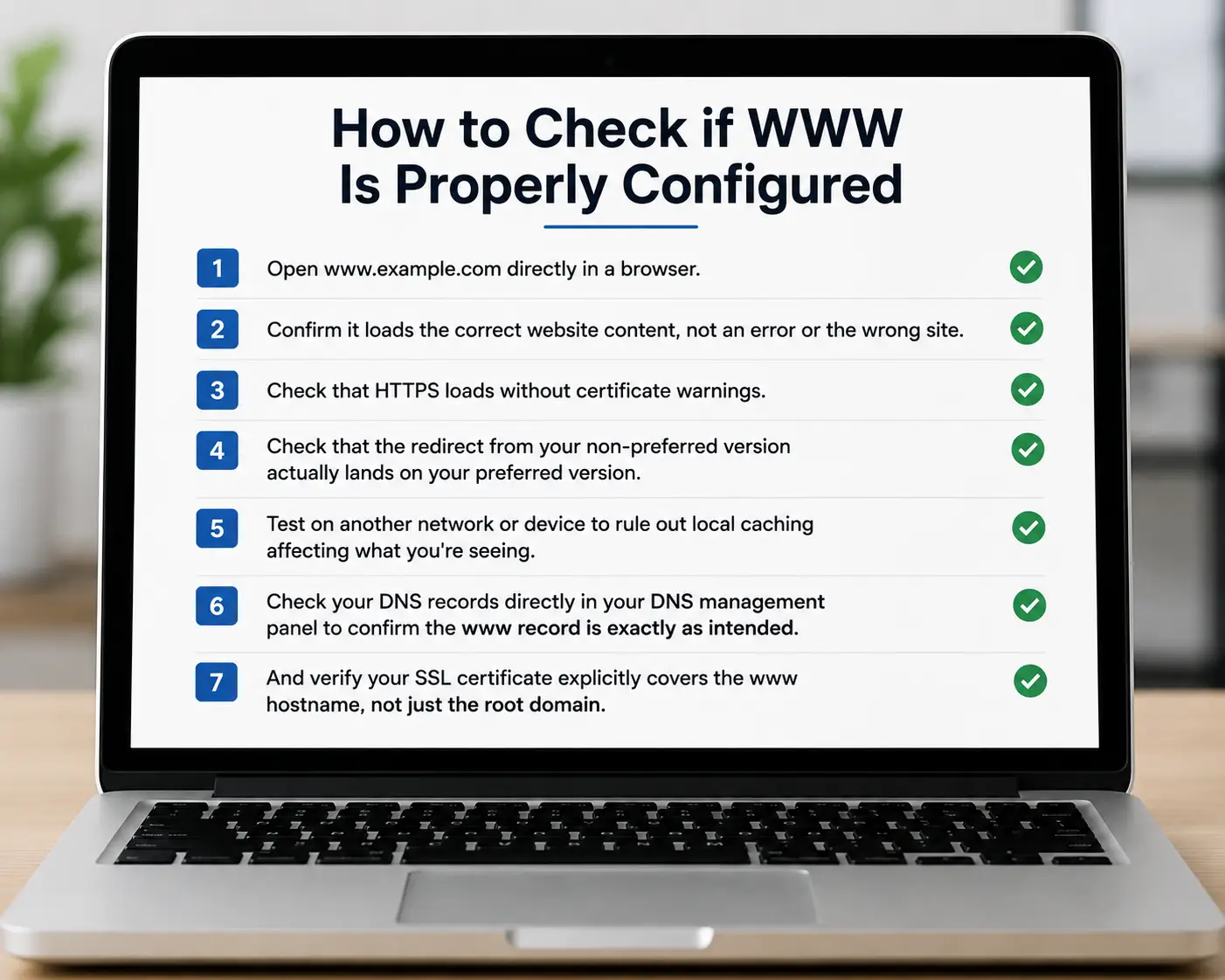 How to Check if WWW Is Properly Configured
