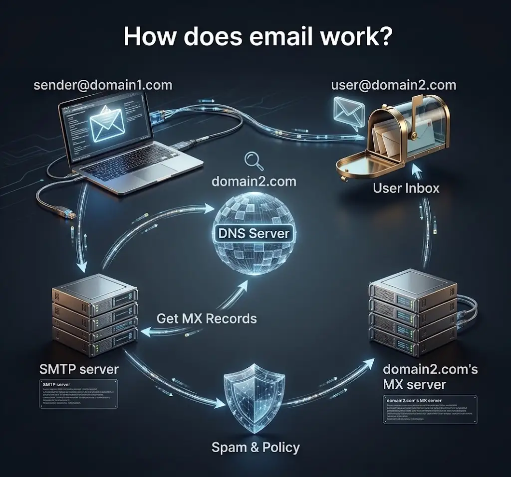 How Does Email Hosting Work?

