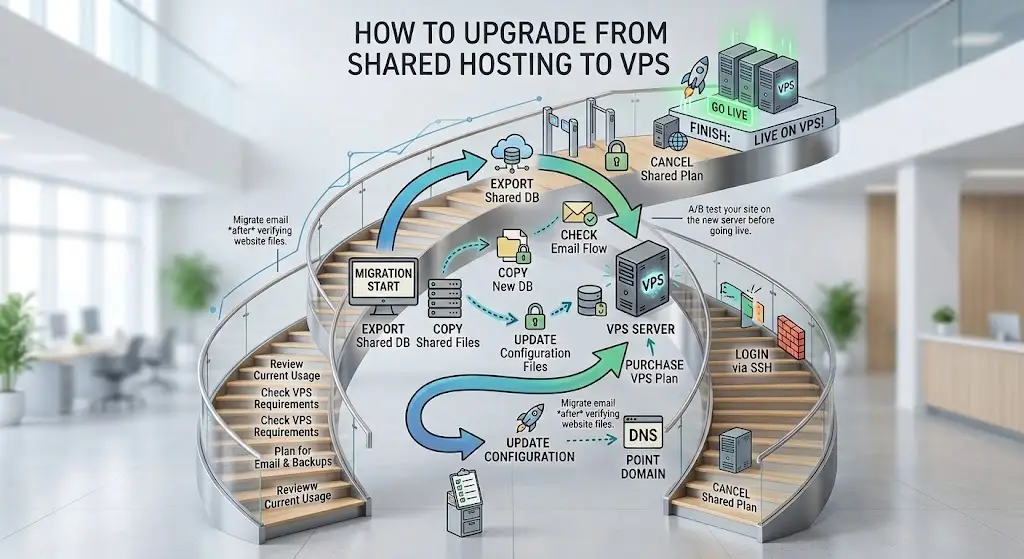How to Upgrade From Shared Hosting to VPS
