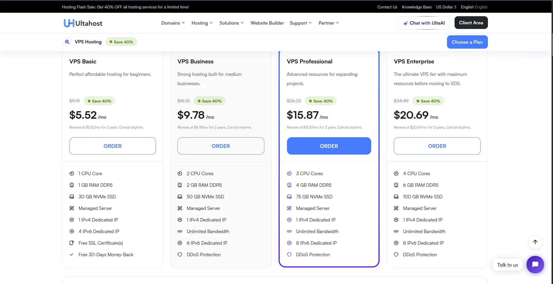 ultahost vps