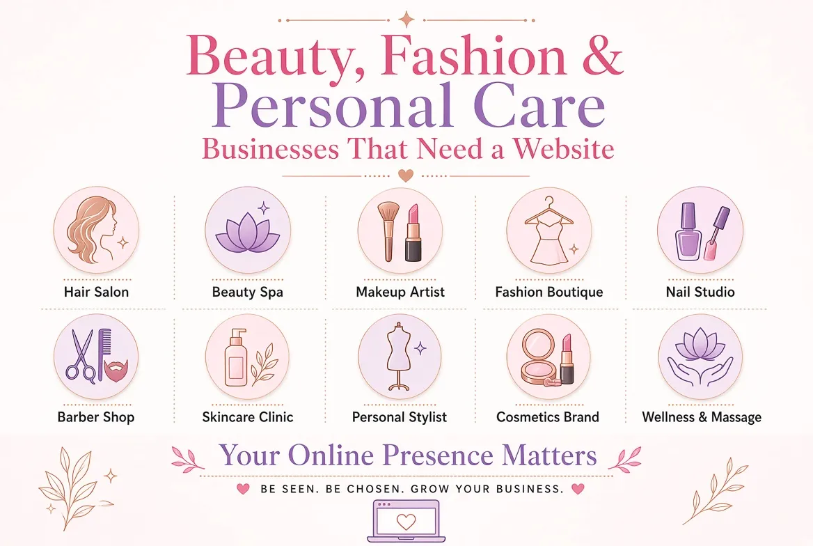100+ Small Businesses That Need a Website in Ghana 2 Beauty, Fashion and Personal Care Services Businesses That Need a Website