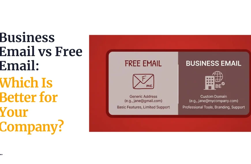Business Email vs Free Email: Which Is Better for Your Company?