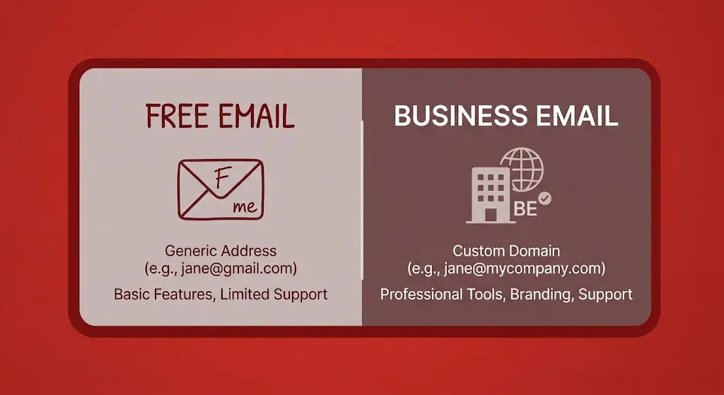 Business Email vs Free Email