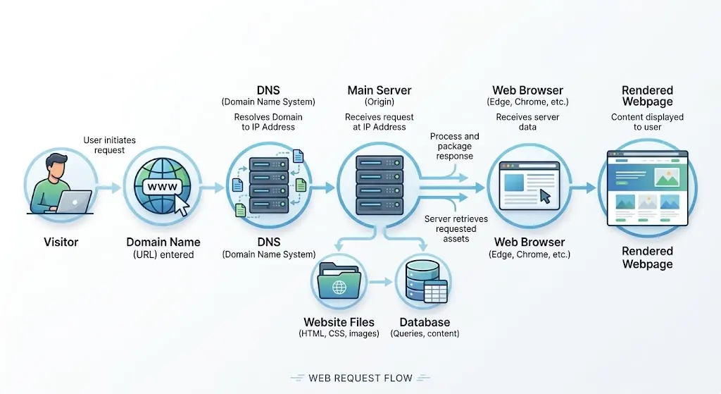 What Happens Behind the Scenes When Someone Visits Your Website?
